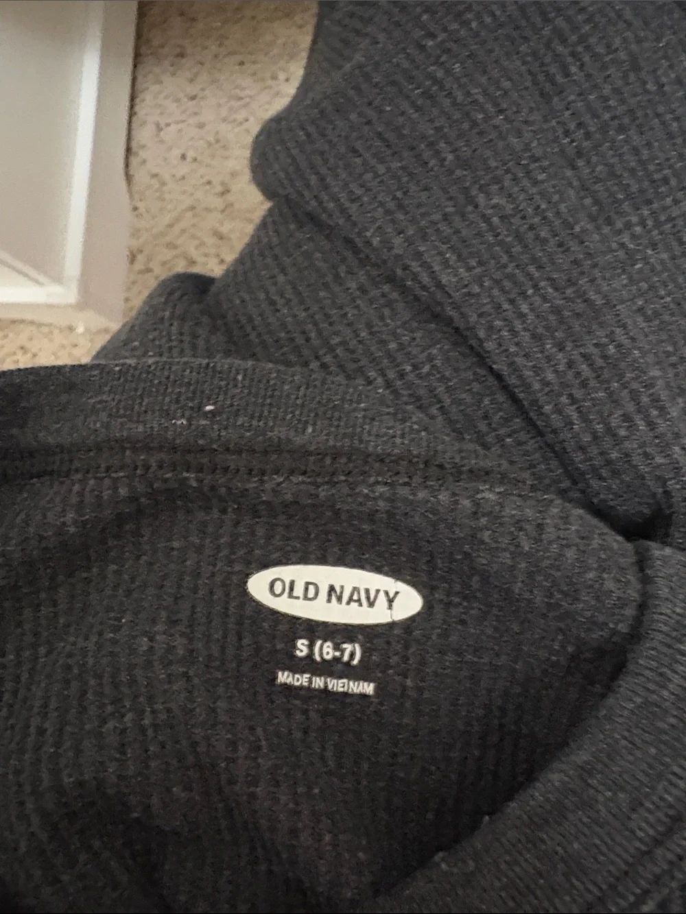 Old Navy Black Long-Sleeve 'Enjoy the Ride' Graphic Tee